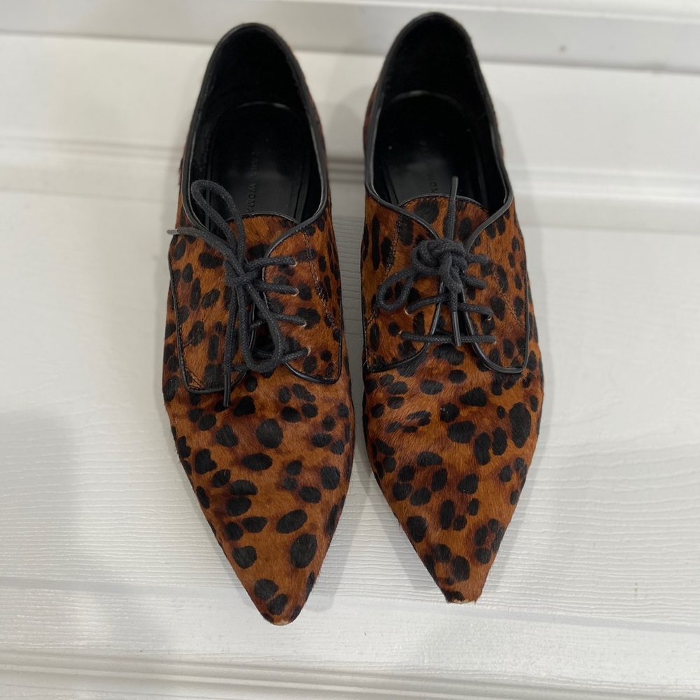 Leopard Oxfords